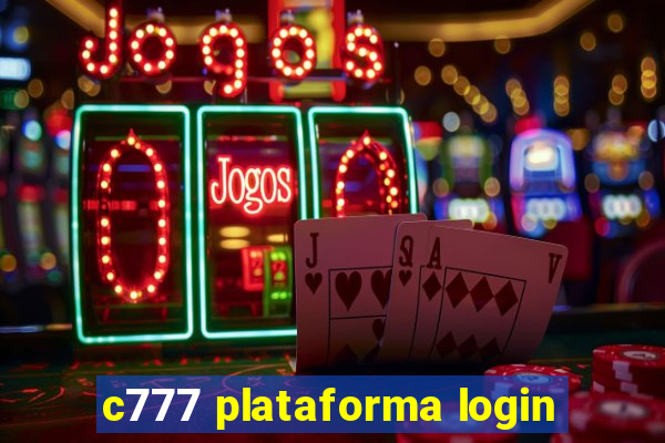 c777 plataforma login